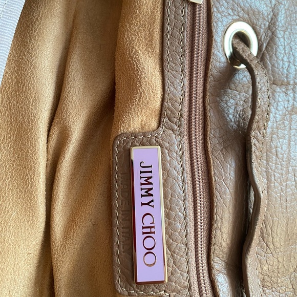 PRELOVED AUTHENTIC JIMMY CHOO LEATHER TWOWAY BAG - Picture 12 of 16